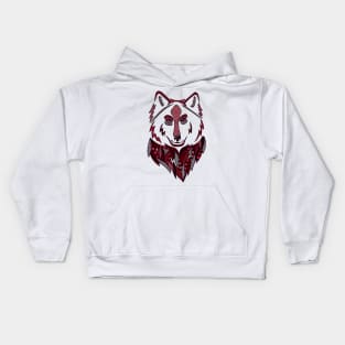 Red Wolf Kids Hoodie